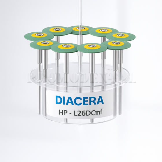 7600Y010-Polissoirs diamantes DIACERA HP – L26DCmf – Pack de 10